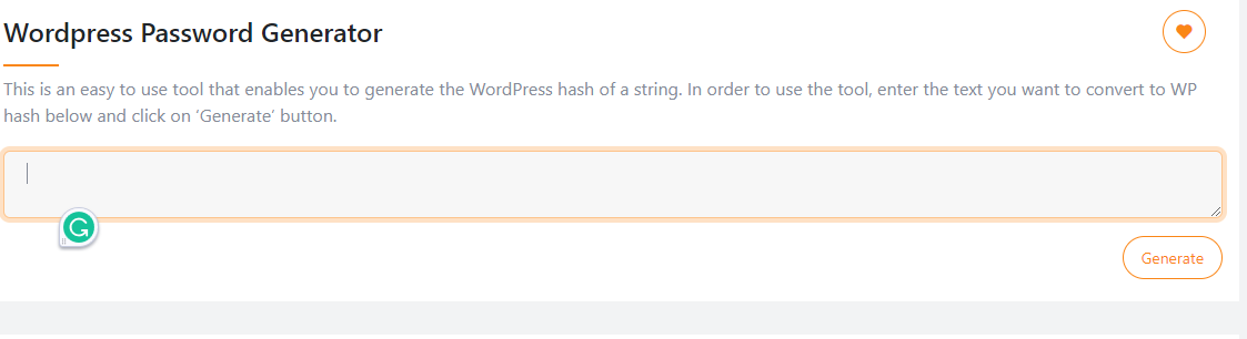 Free Onlin Wordpress Password Generator