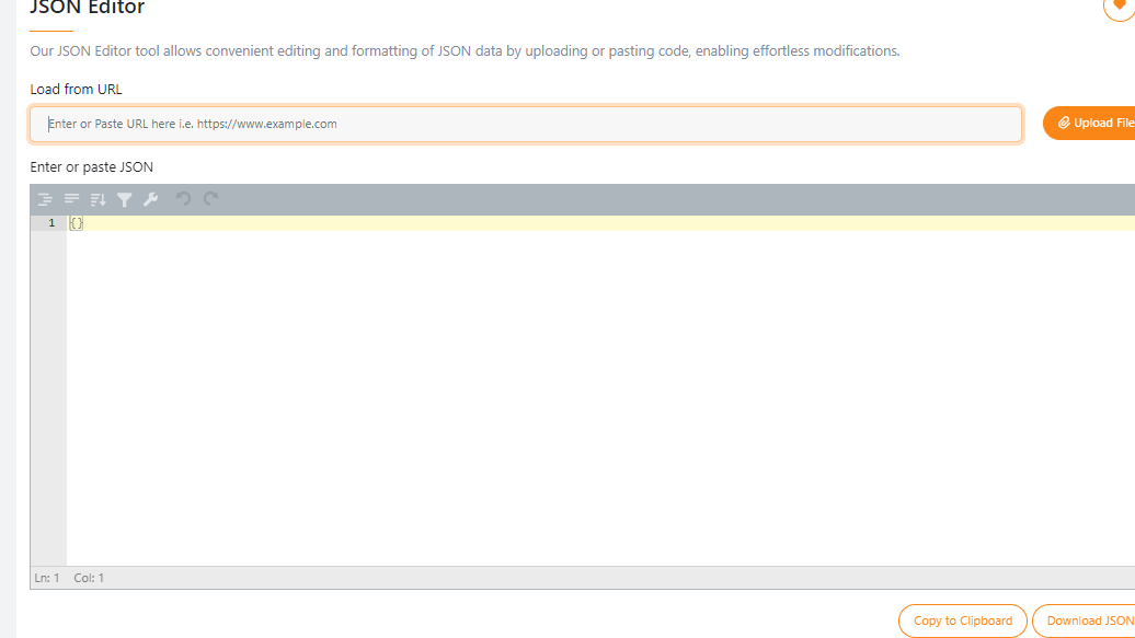 Free Online JSON Editor Tool