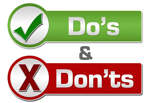 Keywords: Dos and Don'ts