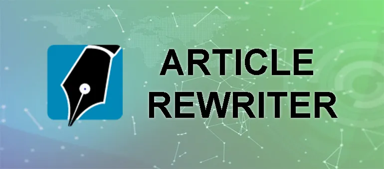 Article rewriter tool